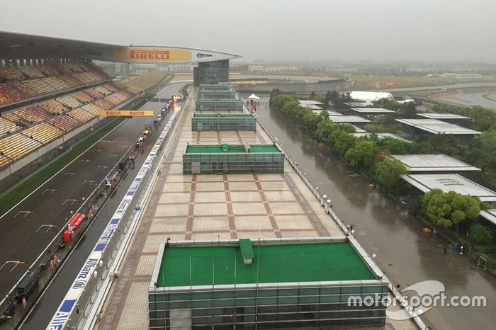 Shanghai circuit paddock