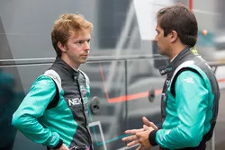 Oliver Turvey, NEXTEV TCR Formula E Team; Nelson Piquet Jr., NEXTEV TCR Formula E Team