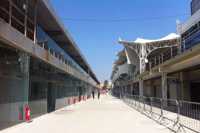 Obras en el autódromo de Interlagos