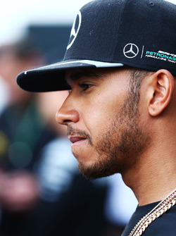 Lewis Hamilton, Mercedes AMG F1 with the media
