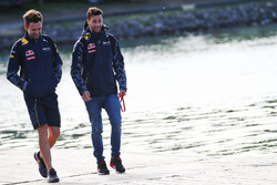 Daniel Ricciardo, Red Bull Racing, with Sam Village, Red Bull Racing Personal Trainer