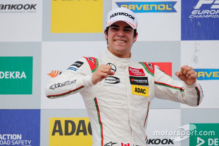 Podium: ganador, Lance Stroll, Prema Powerteam Dallara F312  Mercedes-Benz