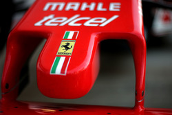 Detalle de la nariz de Ferrari SF16-H