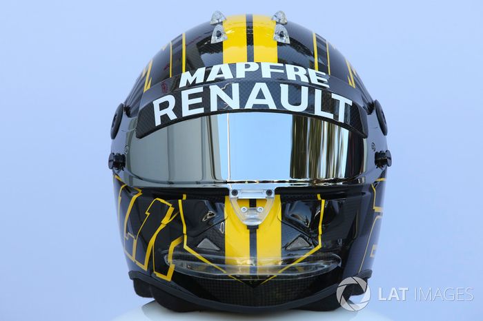 Casco de Nico Hulkenberg, Renault Sport F1 Team
