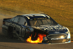 Crash: Danica Patrick, Stewart-Haas Racing Ford