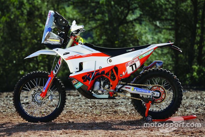 La moto de Luciano Benavides, KTM