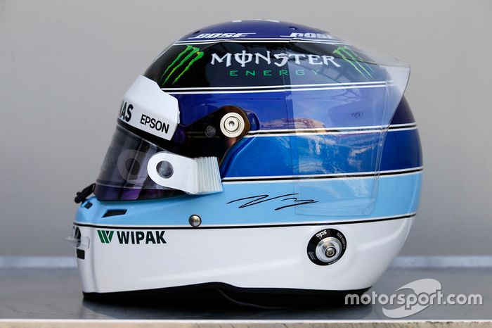 Casco especial para el GP de Mónaco de Valtteri Bottas, Mercedes-AMG F1