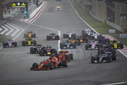 Start: Sebastian Vettel, Ferrari SF71H lider