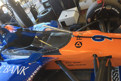Scott Dixon, Chip Ganassi Racing Honda testing the new aeroscreen