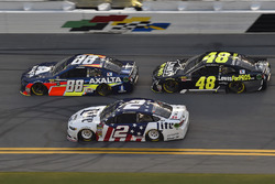Alex Bowman, Hendrick Motorsports, Chevrolet Camaro Axalta, Brad Keselowski, Team Penske, Ford Fusion Stars, Stripes, and Lites, Jimmie Johnson, Hendrick Motorsports, Chevrolet Camaro Lowe's for Pros