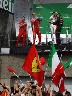 Podium celebrations