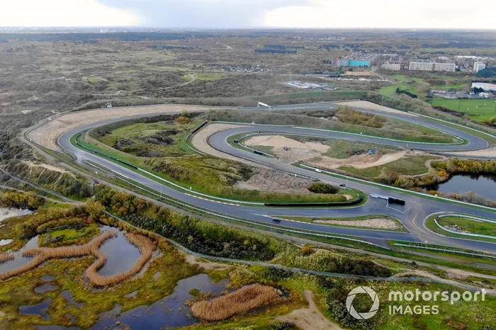 Les travaux sur le circuit de Zandvoort pour le Grand Prix des Pays-Bas