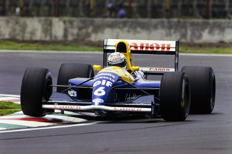 Patrese hit fine form in 1991 and had the upper-hand on Mansell early in the year, delivering a convincing win in Mexico