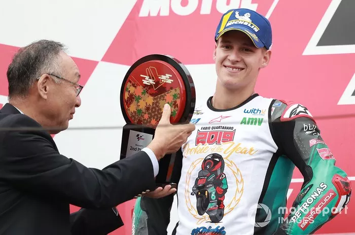 Podio: 2º Fabio Quartararo, Petronas Yamaha SRT