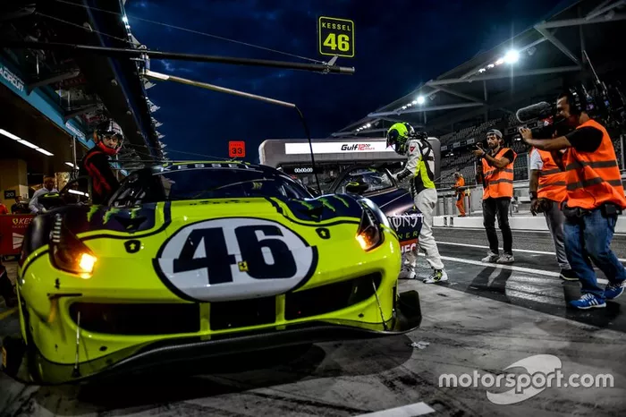 #46 Monster VR46 Kessel Ferrari 488 GT3: Valentino Rossi, Luca Marini, Alessio Salucci
