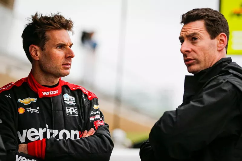 Will Power, Team Penske Chevrolet and Simon Pagenaud, Team Penske Chevrolet