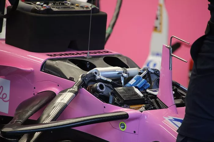 Racing Point RP20 front suspension