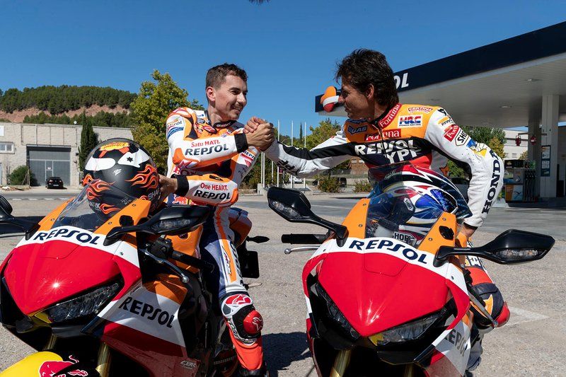 Jorge Lorenzo y Alex Crivillé