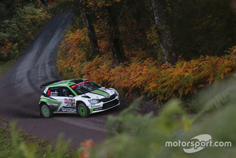 Kalle Rovanperä, Jonne Halttunen, koda Motorsport koda Fabia R5