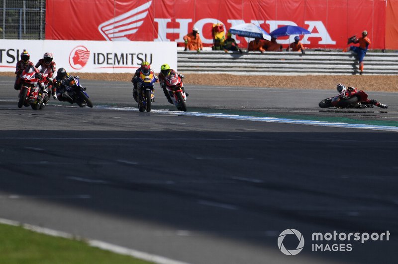 Kritchaporn Kaewsonthi, AP Honda Racing Thailand crash