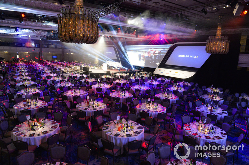 La sala da ballo con lo sponsor Richard Mille