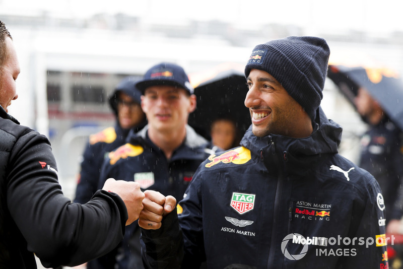 Max Verstappen, Red Bull Racing, and Daniel Ricciardo, Red Bull Racing