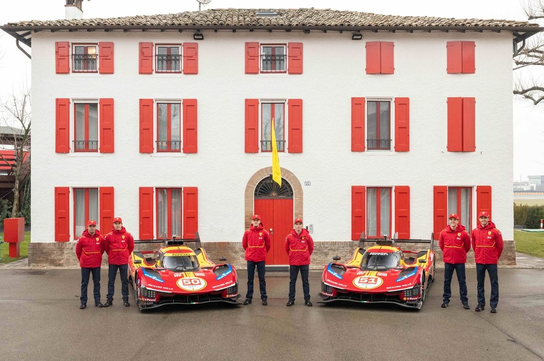 #50 Ferrari AF Corse Ferrari 499P: Antonio Fuoco, Miguel Molina, Nicklas Nielsen, #51 Ferrari AF Corse Ferrari 499P: Alessandro Pier Guidi, James Calado, Antonio Giovinazzi