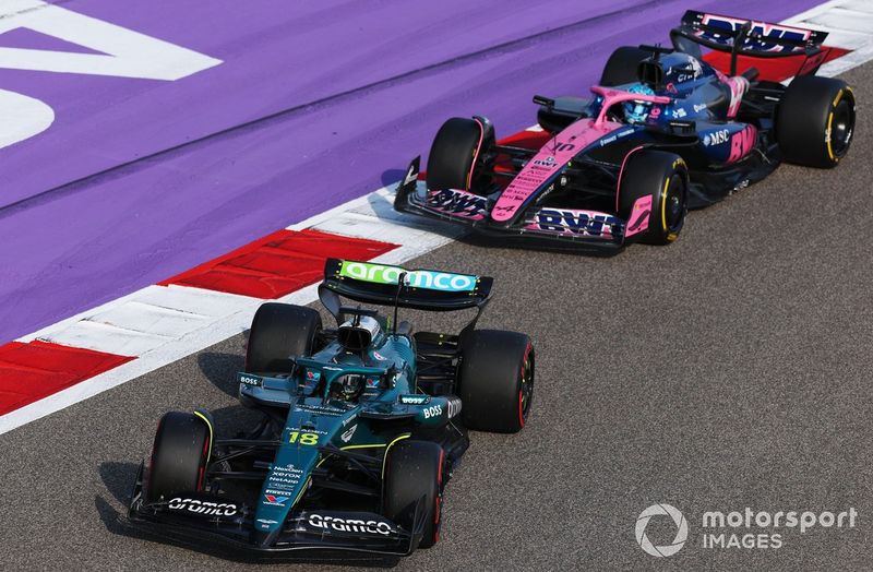 Lance Stroll, Aston Martin Racing, Pierre Gasly, Alpine