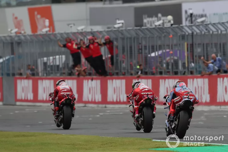 Francesco Bagnaia, Ducati Takımı, Enea Bastianini, Ducati Takımı, Marc Marquez, Gresini Racing
