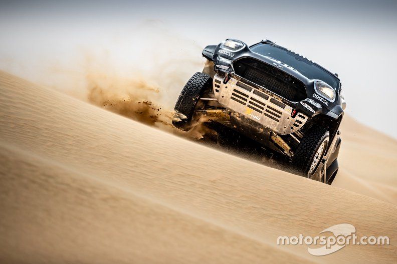 #308 Stephane Peterhansel, Andreea Mayer, MINI X-Raid