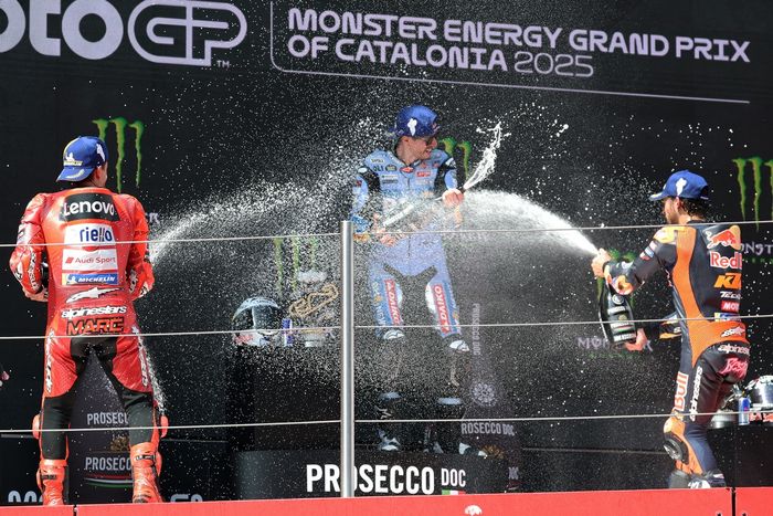 Enea Bastianini, Red Bull KTM Tech 3, Alex Márquez, Gresini Racing, Marc Márquez, Ducati Team