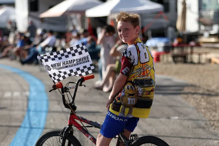 Young Nascar fan