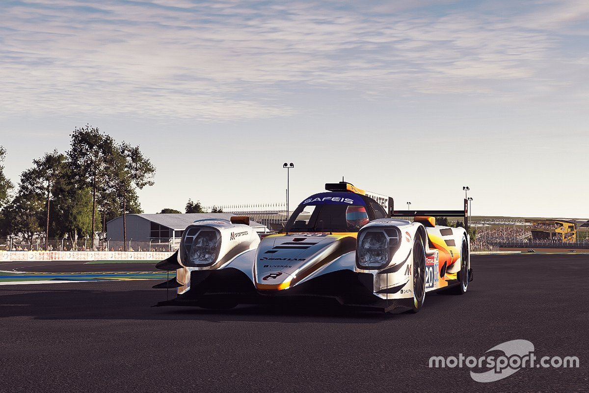 #20 Team Redline Oreca 07 LMP2: Max Verstappen, Lando Norris, Atze Kerkhof, Greger Huttu