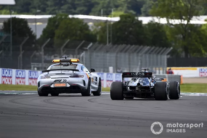 Safety Car y Lewis Hamilton, Mercedes F1 W11 