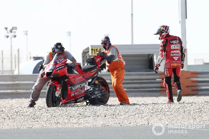 Jack Miller, Ducati Team crash