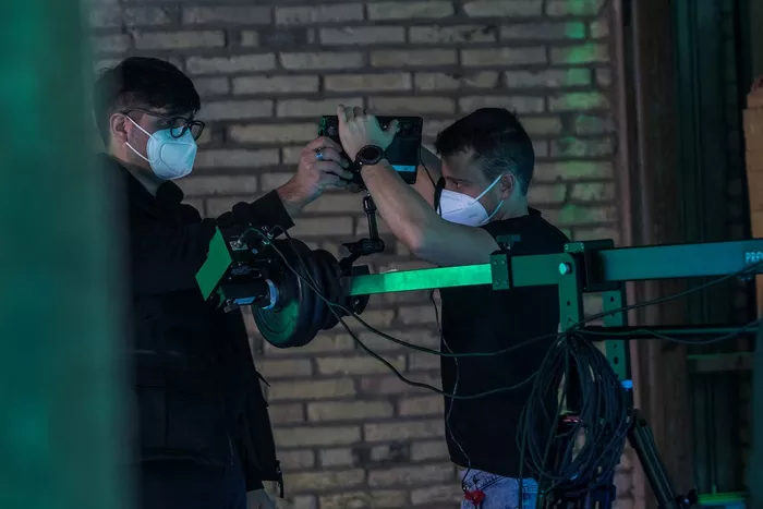 Backstage of the first Electric Days Digital event in the United States.