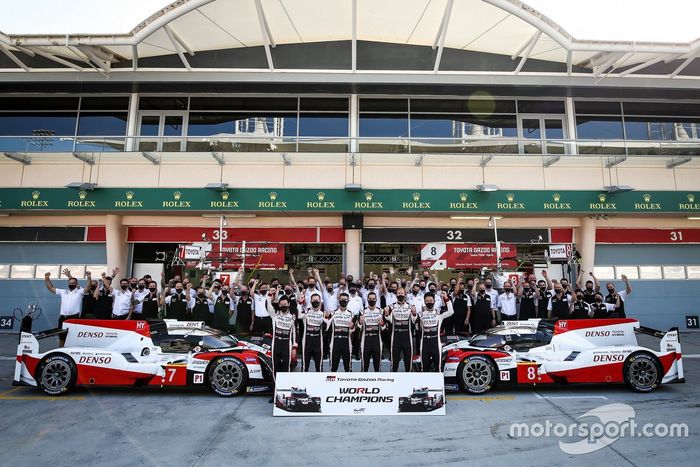 #7 Toyota Gazoo Racing Toyota TS050: Mike Conway, Kamui Kobayashi, José María López, #8 Toyota Gazoo Racing Toyota TS050: Sébastien Buemi, Kazuki Nakajima, Brendon Hartley