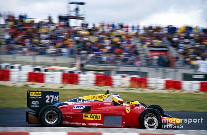 Ganador Michele Alboreto, Ferrari 156/85,  Keke Rosberg, Williams Honda FW10