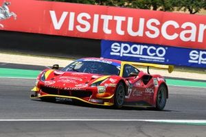 #27 Scuderia Baldini 27, Ferrari 488 GT3 Evo: Giancarlo Fisichella, Stefano Gai, Daniel Zampieri
