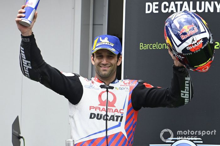 Podio: segundo lugar Johann Zarco, Pramac Racing