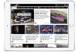 Toma de pantalla Motorsport.com USA edición