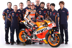 Marc Marquez, Repsol Honda Team with his team