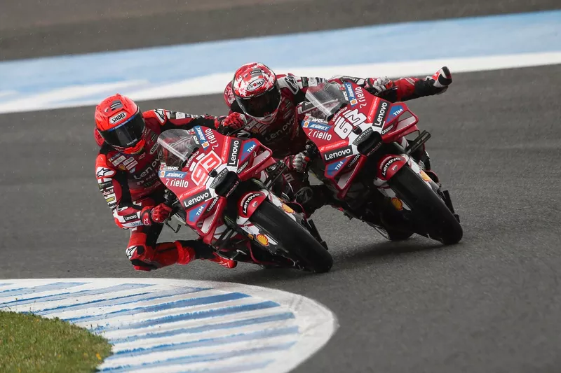 Francesco Bagnaia, Ducati Team, Marc Marquez, Ducati Team