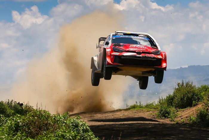 Why Evans suffered his first WRC retirement since 2024 120 Toyota Gazoo Racing WRT Toyota GR Yaris Rally1