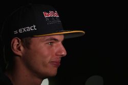 Max Verstappen, Red Bull Racing talks to the media