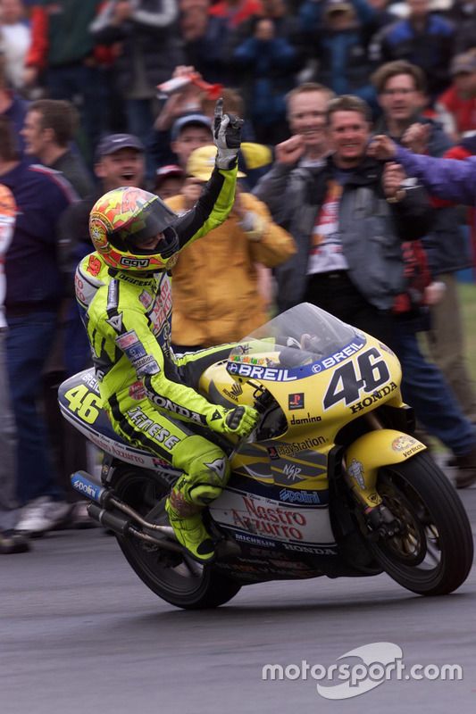 Ganador de la carrera Valentino Rossi, Honda
