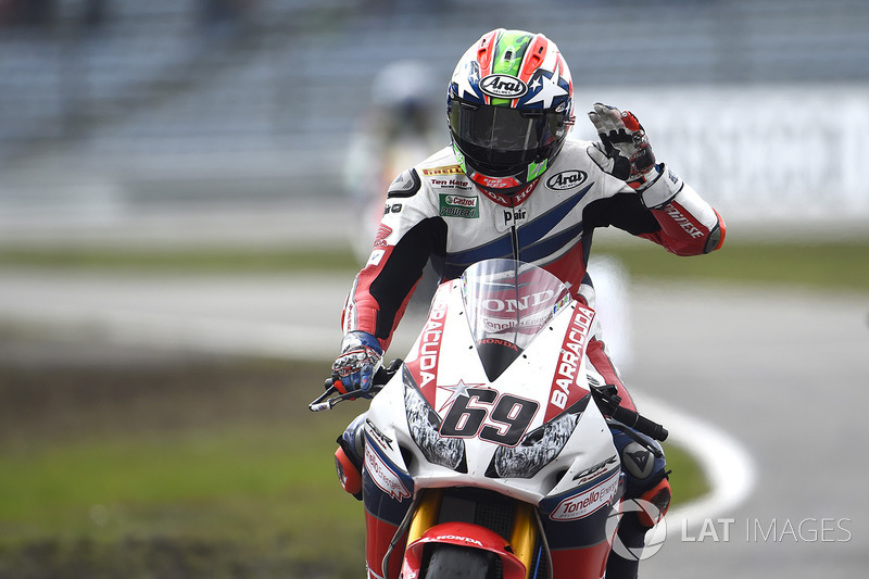 Derde plaats voor Nicky Hayden, Honda World Superbike Team