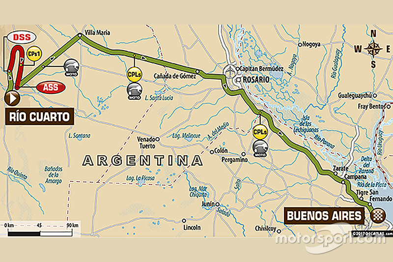 12. Etappe: Rio Cuarto - Buenos Aires