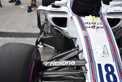 Williams FW40 sidepod detalle