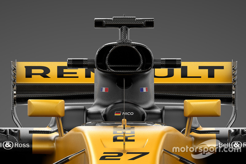 Renault RS17: Airbox